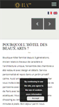 Mobile Screenshot of hotel-beaux-arts.fr
